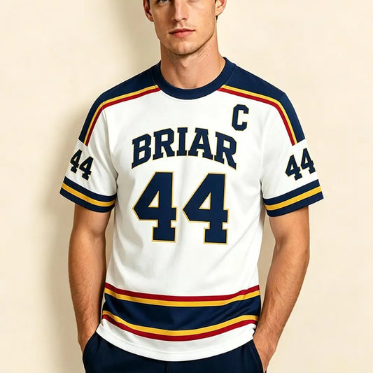 2026 Hot Off Campus Briar University Hockey Jersey Graham 44 DI LAURENTIS 66 Cosplay T-shirt Men Women Summer Streetwear Tees