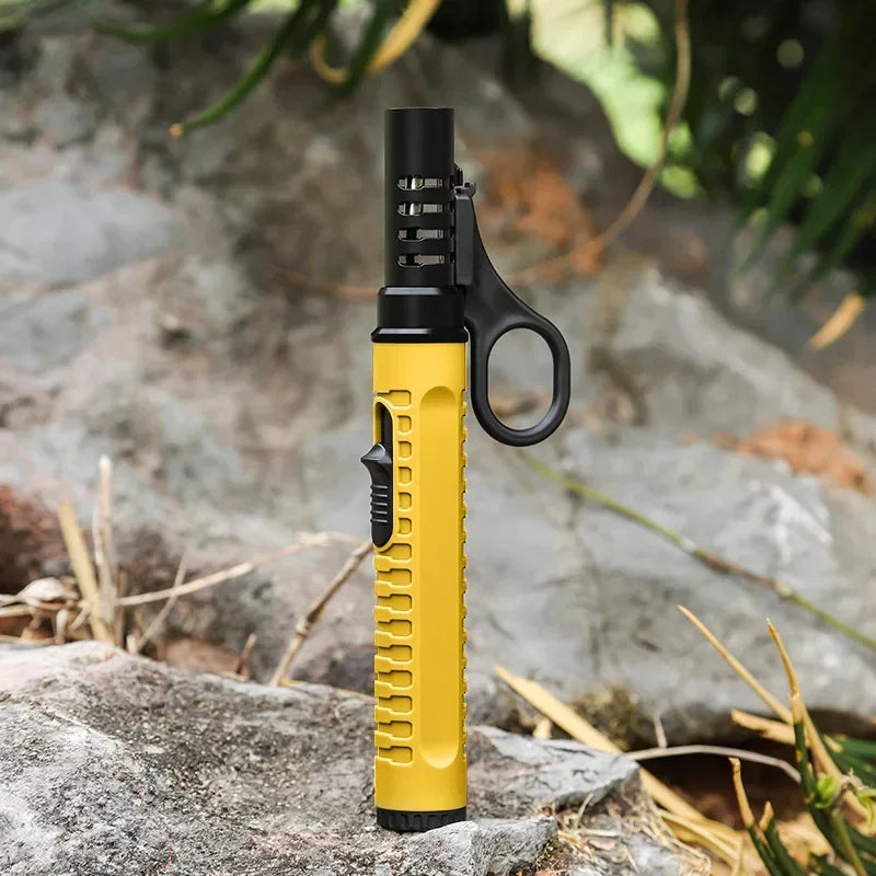 1300° Outdoor Camping Ignition Portable Lighting Gun Stove Accessories Camping Barbecue Flamethrower Inflatable Igniter - as