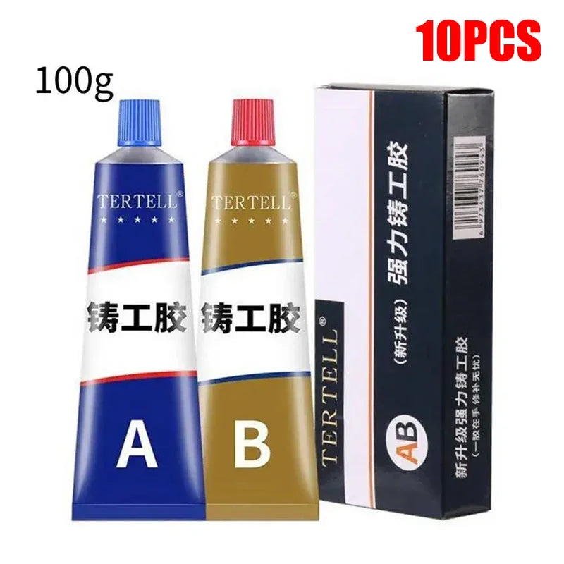 Home High Temperature Glue For Metal Welding Strength Repair Resistant Magic AB A Plastic Wood B Adhesive Purpose Bi Componen
