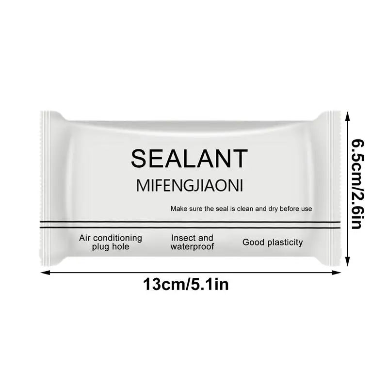 6pcs Wall Hole Sealing Cement Clay Sealant Cover Cracks Waterproof Repair Air Conditioning Holes Sewer Sealing Mending