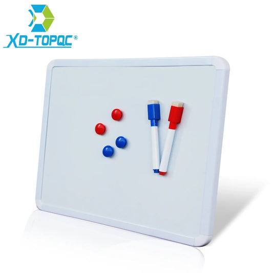 4 Styles Magnetic Whiteboard 1pc PVC Frame Message White Board On Fridge Round Angle Decoration Message Drawing Board For Not