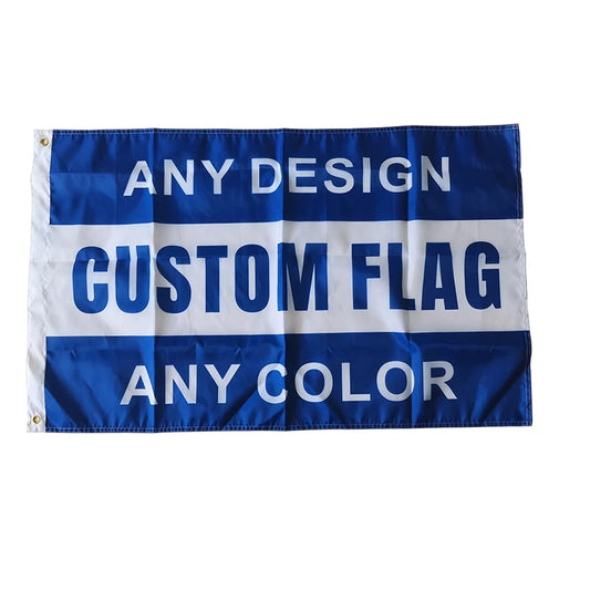 Graphic Custom Printed Flag Polyester Shaft Cover Brass Grommets Free Design Outdoor Advertising Banner Decoration Party Spor