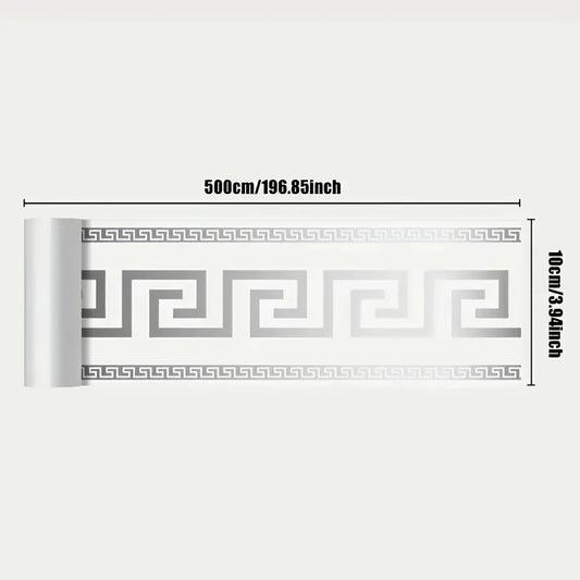500cm*10cm Self-adhesive BaseboardWall border decorative strip thick waterproof Window Sills Door Frames Decor
