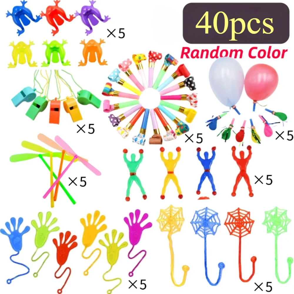 40-150 Pcs Kids Birthday Party Favors Pinata Guest Gift Assortment Giveaway Pinata Stuffed Bulk Kids Toys Gifts - 40pcs