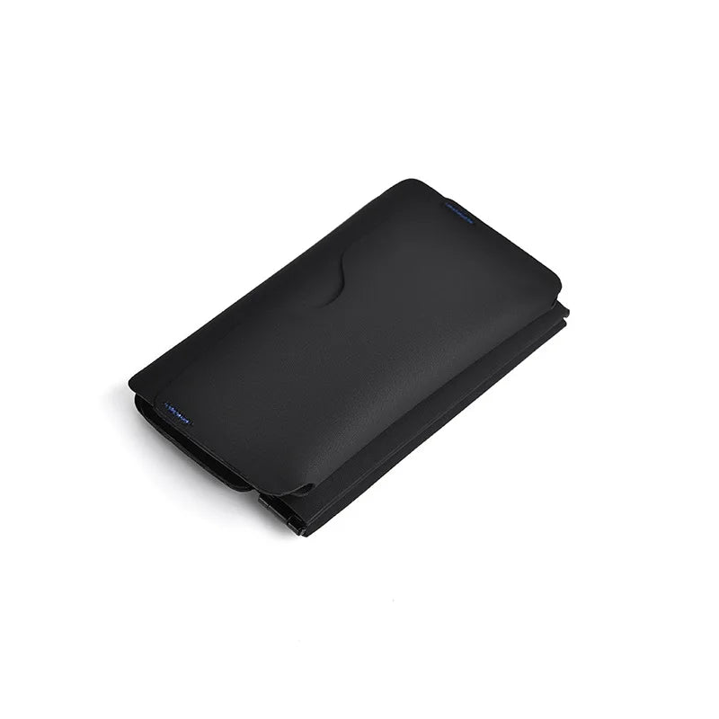 Portable Ultra-light ID Business Card Holder Mini Folding Wallet Multiofunctional Magnetic Buckel Coin Purse EDC Pouch - C09-