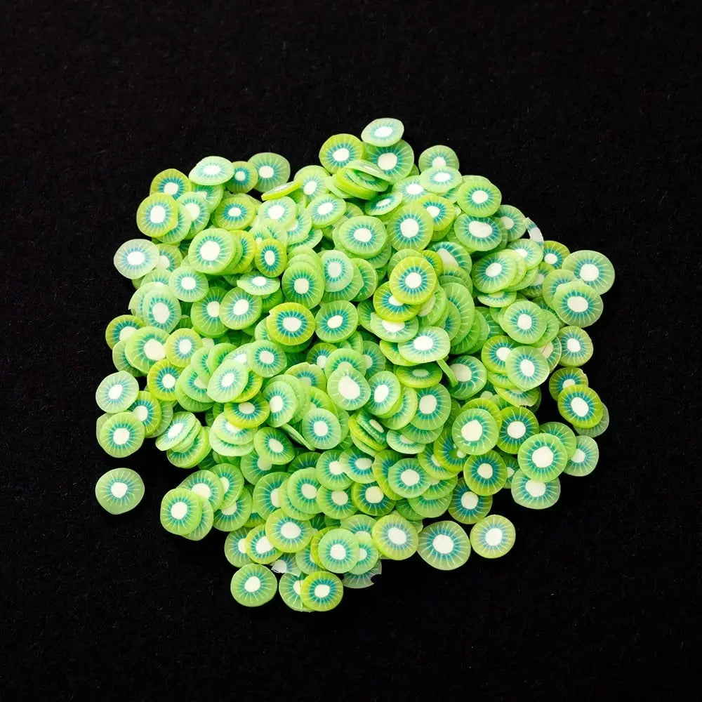 1000Pcs Polymer Clay Resin Fruit Slice for Epoxy Silicone Mold DIY Craft Jewelry Cellphone Decoration Accessory Making Suppli