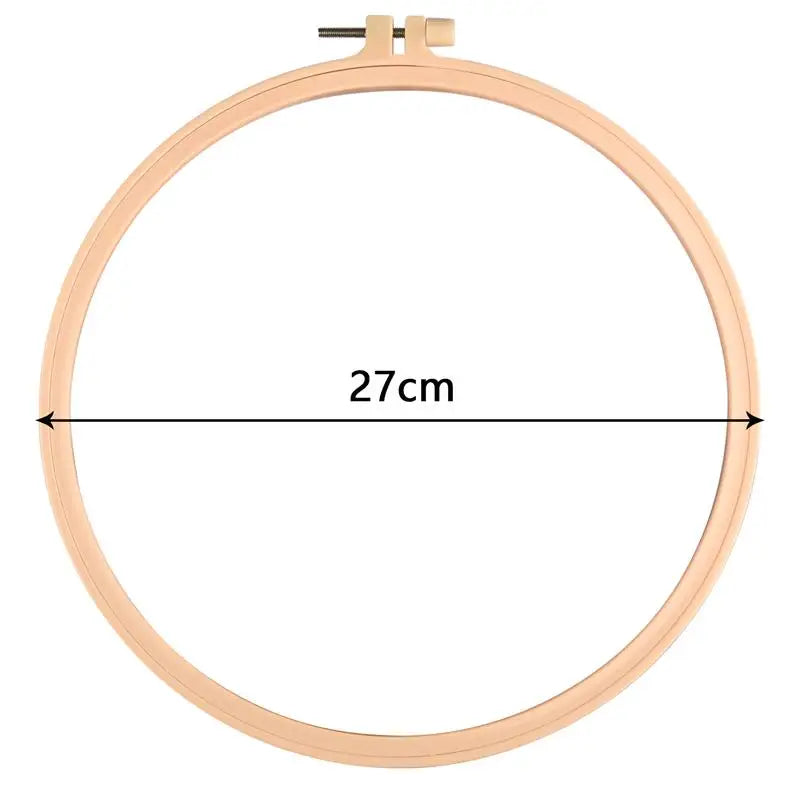 Embroidery Hoop Cross-Stitch Frame Hoop Circle Embroidery Shed DIY Handmade Craft Sewing Needwork Supplies Tools 7.3-27cm - 2