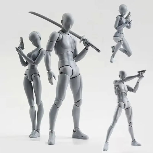 Artists Manikin Action Figure Drawing Model for Sketching Painting Drawing Human Mannequin Body Kun Doll Male Action Figure