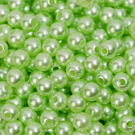 iYOE 3/4/5/6/8/10/12mm Colorful Acrylic Pearl Beads Loose Spacer Beads For Needlework Jewelry Making Bracelet Necklace Earrin