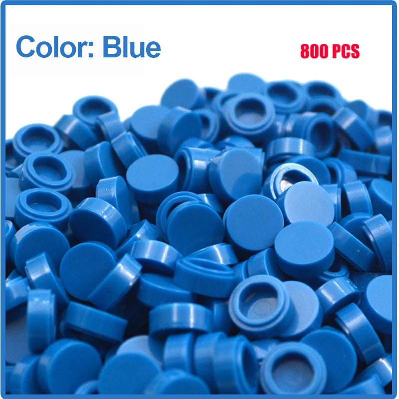 800PCS FLAT Tile 1x1 Dots Round Bricks 35381 98138 MOC DIY Building Blocks Parts for Mosaic Portrait Art Design Children Toys