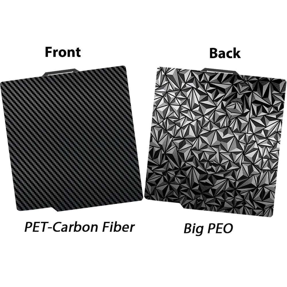 Bambulab P2S Build Plate Smooth Carbon Honeycomb Pei Textured P2S Upgrade Printplate Bambulab P2S Parts 3d Printer Accessorie
