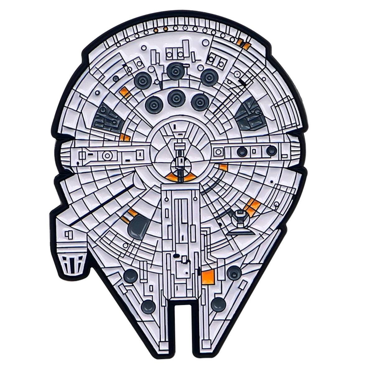 Vintage Enamel Pins Cool Robot Badge Sci-Fi Movie Lapel Pin for Jeans Cute Cartoon Pin for Backpacks Collectible Gift for Fan