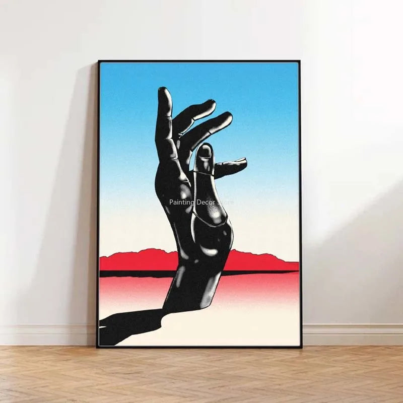 Mid Century Vintage Classic Colorful Posters Abstract Canvas Print Wall Art Canvas Painting for Living Room Home Decor TW10