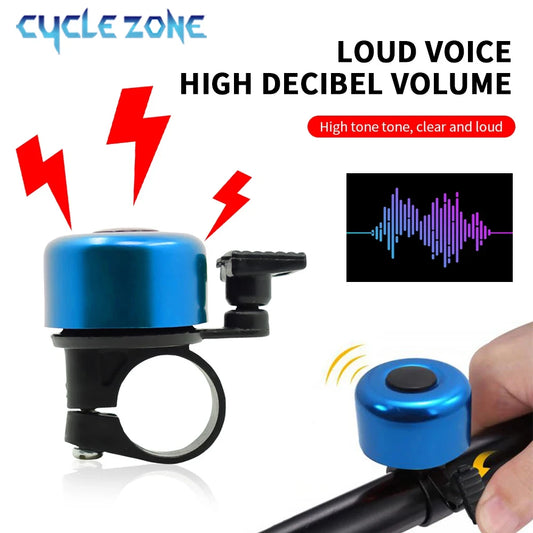 MTB Bicycle Bell Aluminum Alloy Bike Handlebar Bell Ring Mountain Road Cycling Safety Warning Bicycle Horn Cycling Accessorie