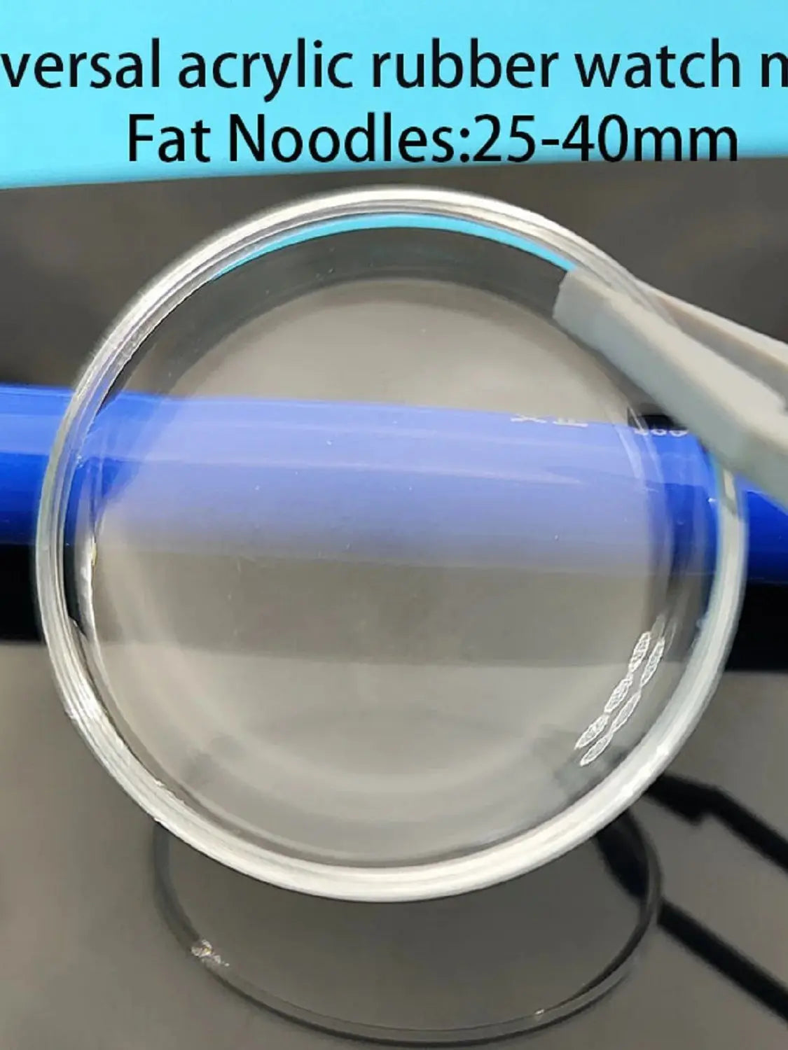 Watch Accessories Acrylic Watch Mirror, 25~38.5mm Acrylic Pot Lid Watch Mask Transparent Surface Fat Face Mirror