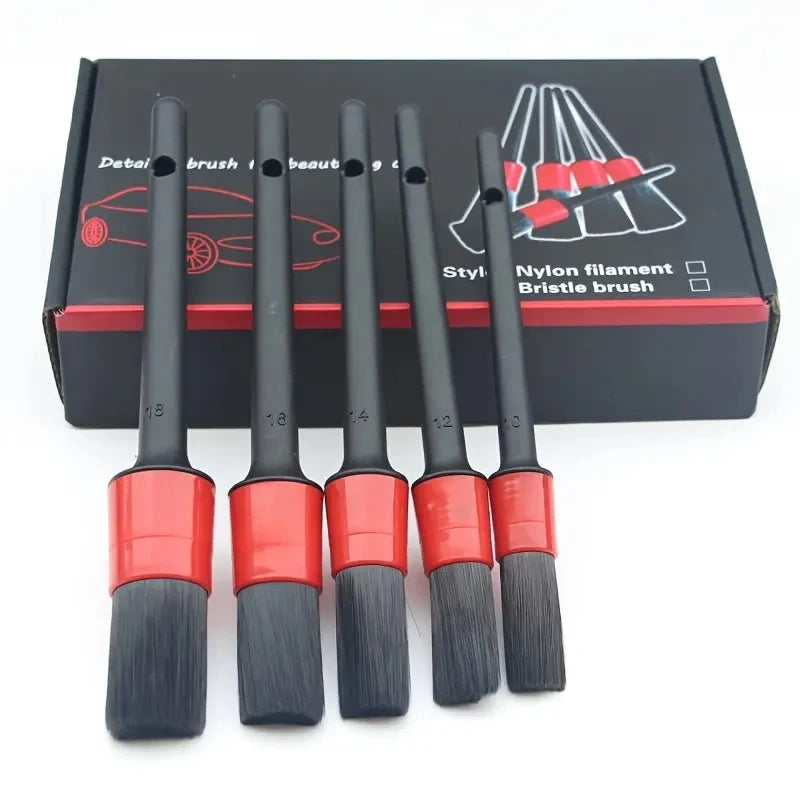 Detailing Brush Set Car Brushes Car Detailing Brush For Car Cleaning Detailing Brush Dashboard Air Outlet Wheel Brushes - BLA