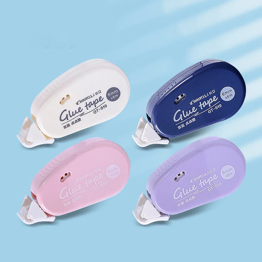 Journamm 6m*6mm Double Sided Adhesive Dots Glue Tape DIY Scrapbooking Collage Photo Album School Stationery Supplies Roller T