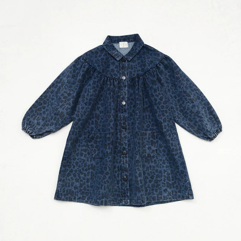 Ali Co AW26 denim leopard collection boys girls clothing dress skirt shirt vest and overalls