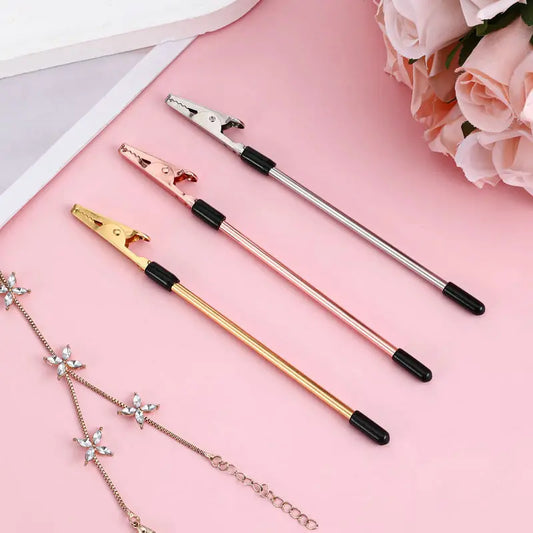 Bracelet Helper Tool Hook 3-Color Metal Set for DIY Crafts, Jewelry Making