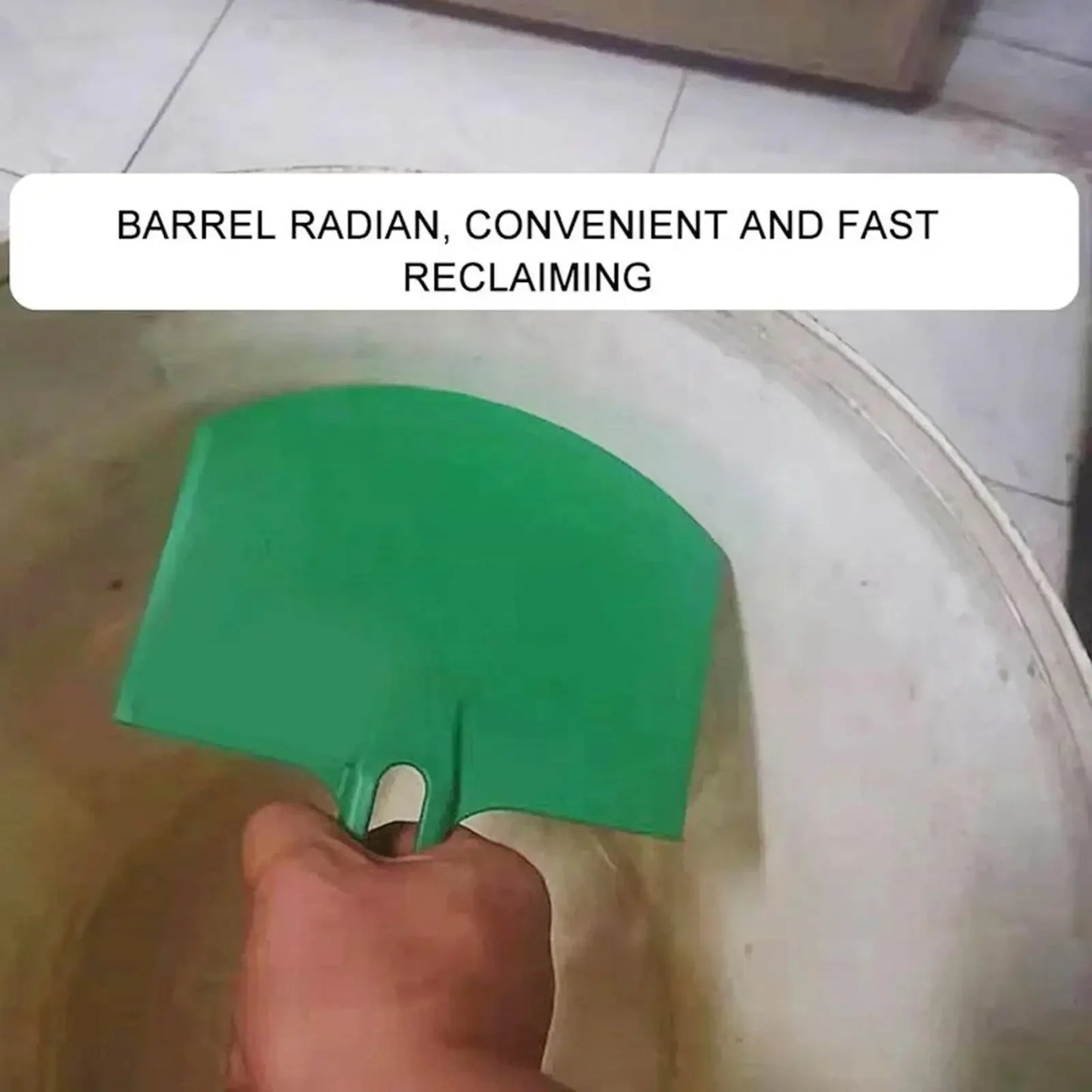 1Pc Curved Bucket Scoop Putty Knife Scraper Spackle Paint for Drywall Finishing Plaster Scraping Decals Patch Construction To