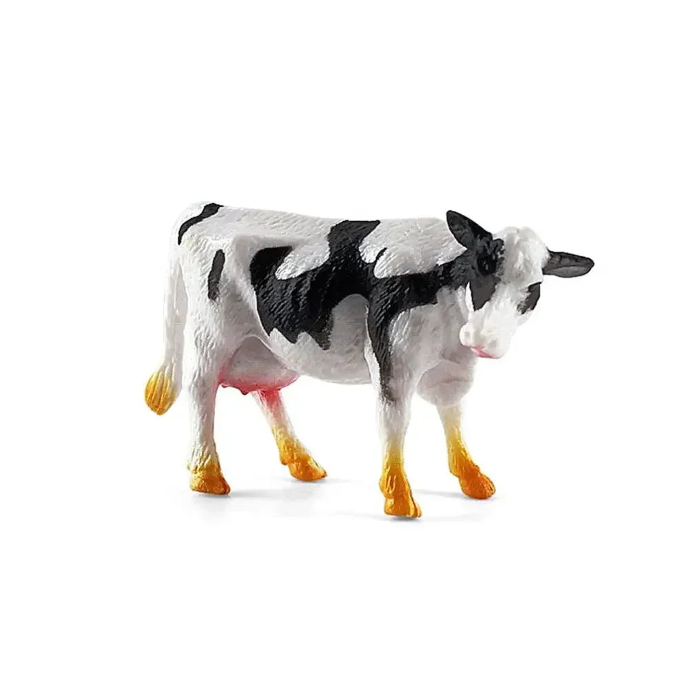 Realistic Animal Model Simulated Poultry Miniatures Farm Dog Duck Cock Figurines Creative Education Kids Gift for Children -