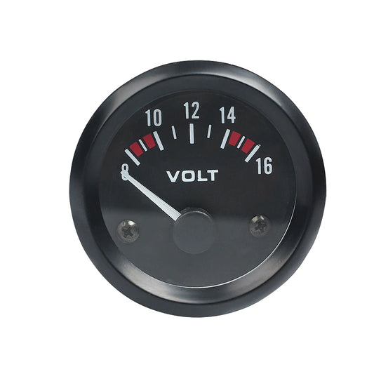 Vehicle Meter 12V Automobile Car Gauge 2" 52mm Water Temp Oil Temp Oil Press Fuel Volts Oil press kg Ammeter Gauge Black Shel