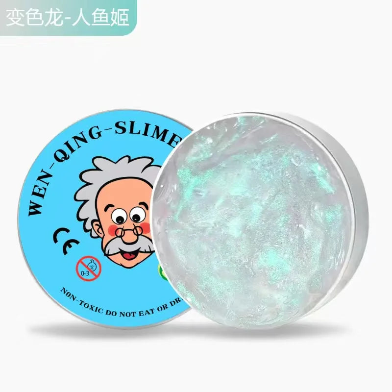 Reusable Putty Slime Toy Set, Stress Relief Toys for Kids, DIY Color Clay Handgum, Non-Sticky Bouncy Slime, Sensory Play, Cre