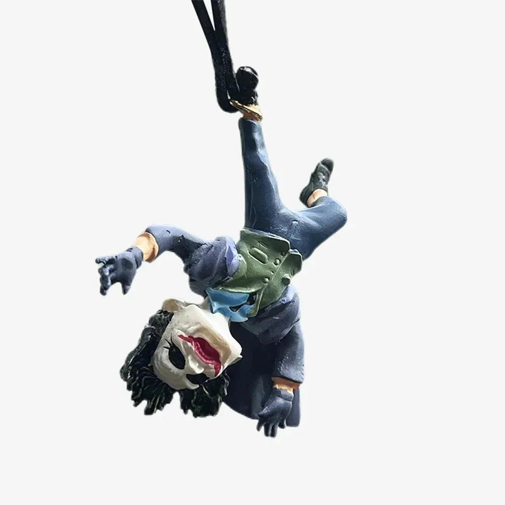 Car Resin Pendant Creative Car Rearview Mirror Cowhide Cartoon Pendant Christmas Gift New Product Joker decorative - joker