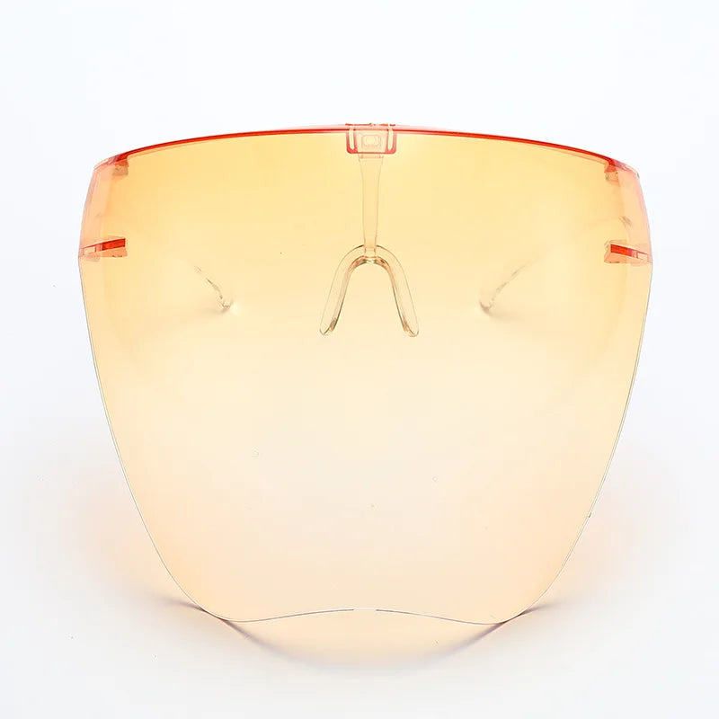 Full Face Sunglasses Mask Women Men Protective Faceshield Glasses Goggles Covered Spherical Lens Anti-Spray Cycling Sunglasse