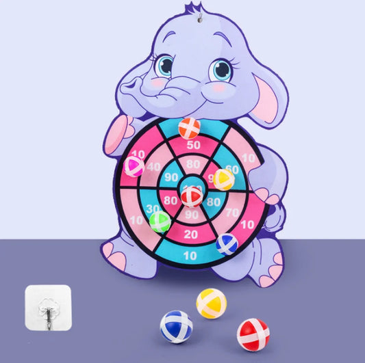 Child Montessori Toys for Kids 2 to 4 Years Old Cartoon Animal Dart Board Sticky Ball Family Interactive Educational Toys Bab
