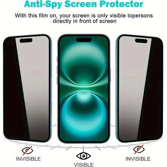 1-5PCS Fingerprint Unlock Privacy Screen Protector For Samsung S26 S26Ultra S25 S25 S24 Ultra S25 S22 S23 S26 + Tempered Glas