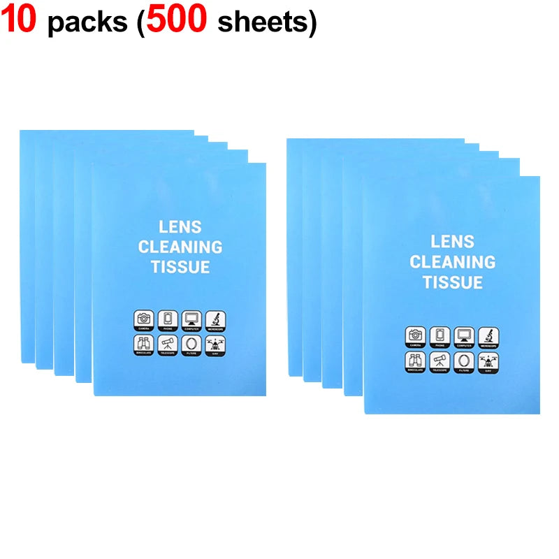 Lens Cleaning Tissue Paper Lens Cleaner Papers Tissue for Microscope Camera Len Glasses Computer Screens Electronic Screens -