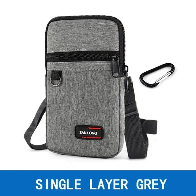 Waterproof Waist Bag Purse with Belt Single/double Layer Outdoor Fanny Pack Men Women Phone Pouch Camping Hunting Tactical Ba