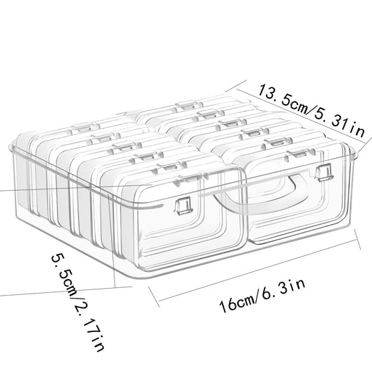 New Large 4/10/12/26 Slots Diamond Painting Storage Box Nail Art Jewelry Mosaic Storage Container, Multifunctional Storage Ca