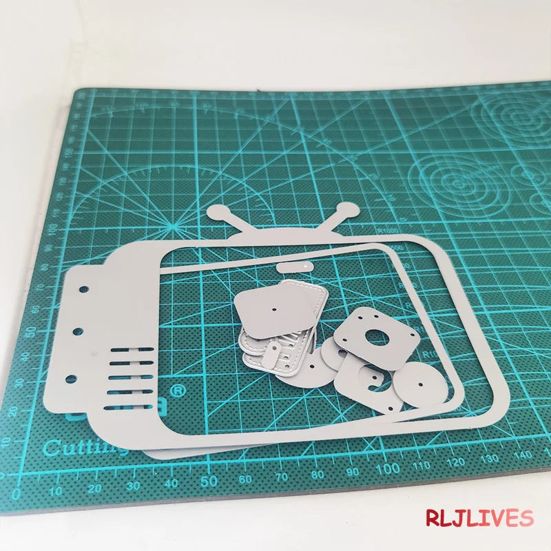 Journaling Die Vintage TV Metal Cutting Dies Stencils for DIY Scrapbooking Stamp/photo album Decorative Embossing Paper Cards