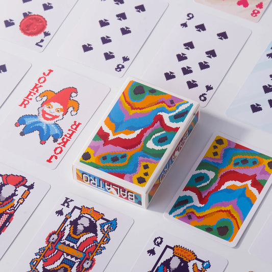 Classic Poker Card Set - Essential Party Game for Gatherings, Tabletop Games & Festive Fun, Durable & Portable Playing Cards