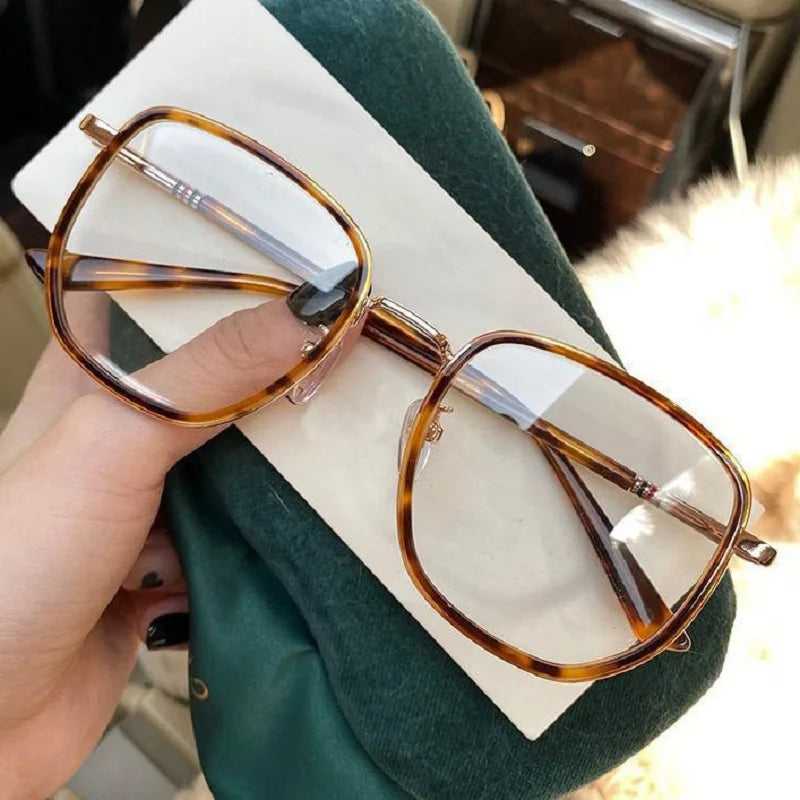 Men And Women Retro Fashion Square Anti Blue Light Computer Glasses Reading And Playing Games To Protect Eyes 2023 - demi