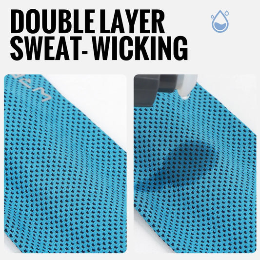 Summer Sport Headband Breathable Fitness Sweatband Non Slip Elastic Tennis Headband Sweat Wicking Lightweight Running Hairban