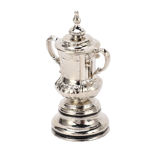 Football Trophy Decoration Mini Soccer Game Trophy Cup Model High Simulation Metal Football League Trophy Ornaments Decor