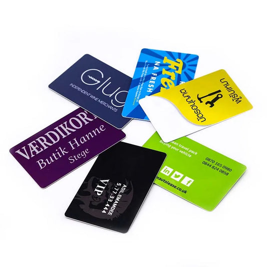 PVC Business Card - Photo Logo Printing, Double-Sided, Waterproof 85x54mm For Branding, Events