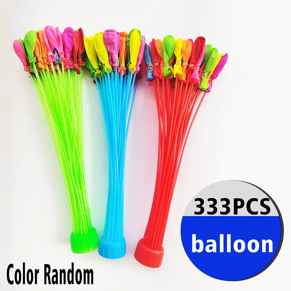 555/1111pcs Fast Water Filling Balloon Summer Entertainment Children's Beach Toys Water Projectile Festivals Party Water Ball