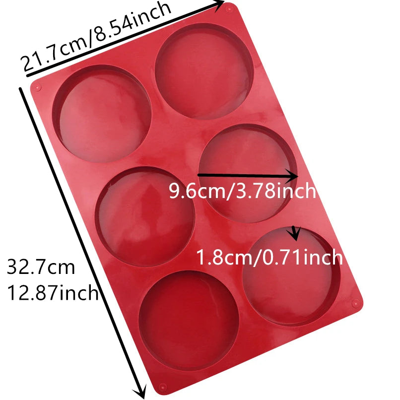 Cylinder Silicone Mold for Soap Jelly Pudding Resin Chocolate Cookie Mold hocolate Covered Sandwich Tool Candy Cake Baking Pa