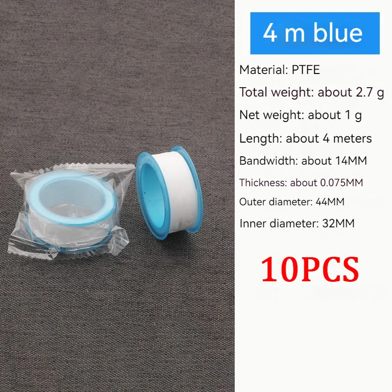 10 PCS Seal Tape Thread Seal Waterproof Leak Tape Duct Tape Plumbing Fitting Oil-Free Repair Tool Adhesives Sealants - 10PCS