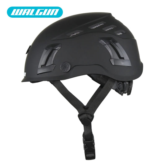 WALGUN K202 Construction Work Safety Helmet with Goggle Lens Visor Ear Protection Hat Electrician Work-at-height Climbing Hel