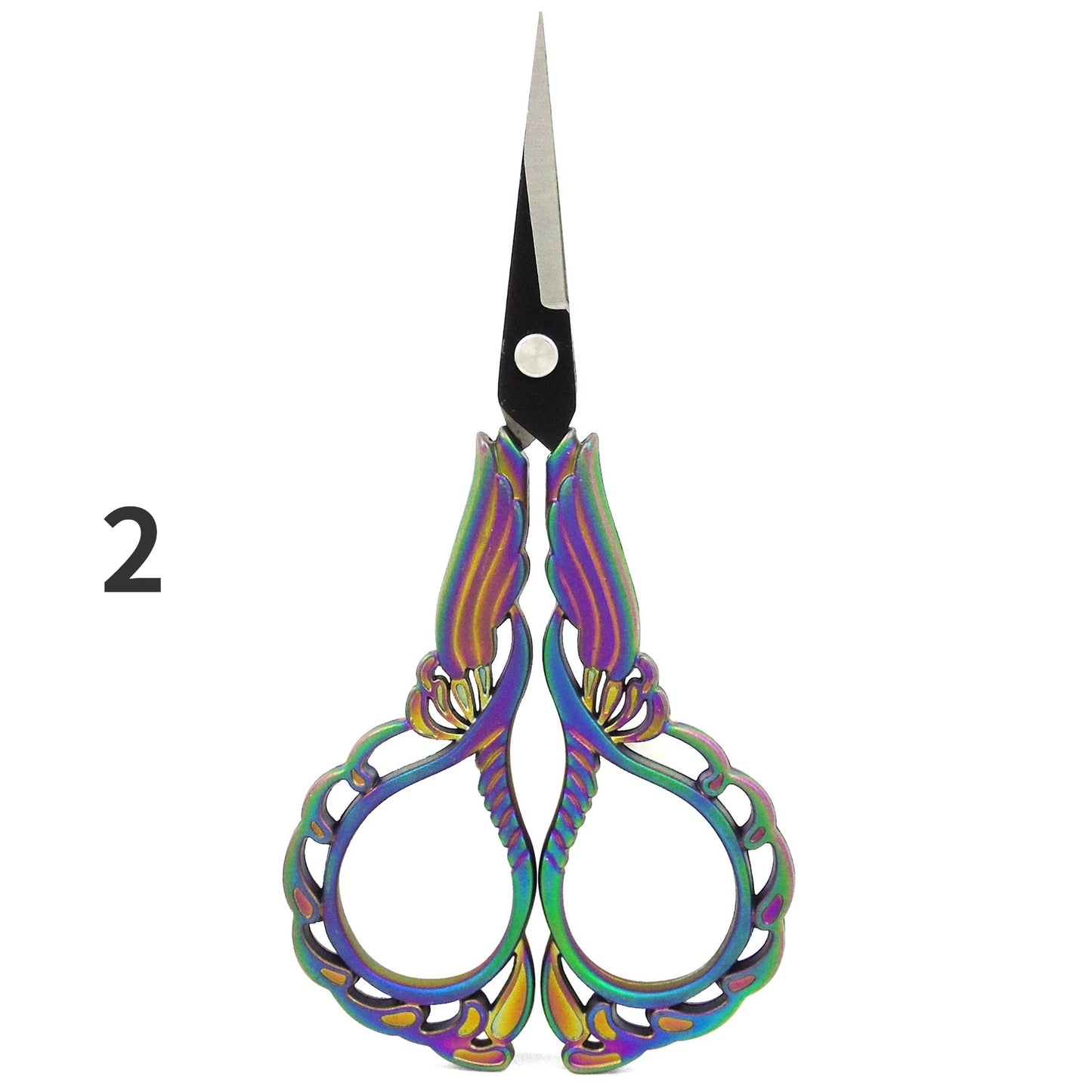 Mr. Paper Vintage Orchid Shaped Scissors High Appearance Creative Multifunctional Daily Tailor Clips Art Supplies 3 Style - S