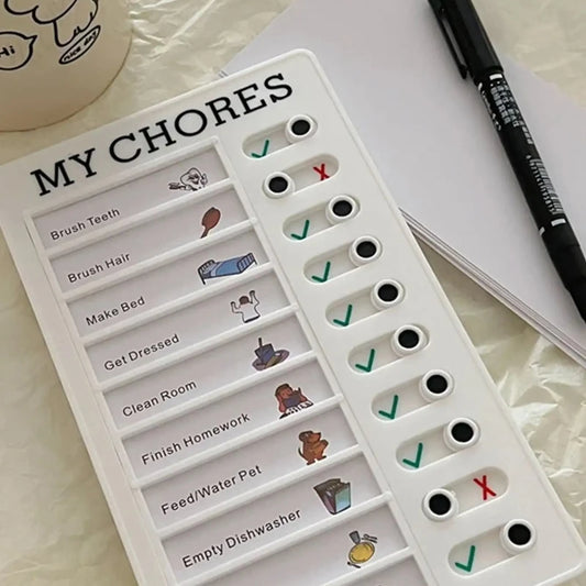1PCS Bview Art 10 Blank Sheets of Paper to do List Board Memo List Board for Adults and Children for Planning Reminders