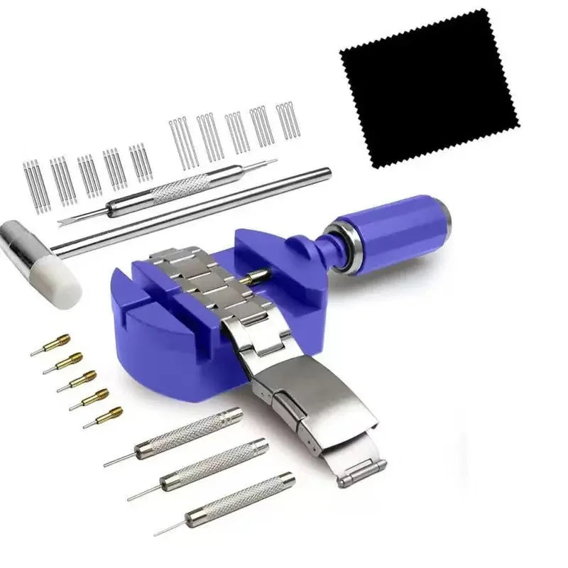 Watch Band Link Removal Tool Kit Metal Watch Repair Tool Adjusting Watch Strap Tool with Watch Pin Band Bracelet Link Pin Too
