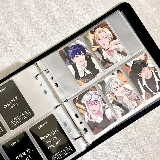 5 Pockets Binder Photocards Holder Photo Card Binder Idol Card Collect Book Kpop Photo Album Binder Background Paper 포카 바인