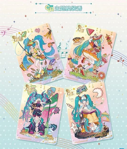 KAYOU Original Hatsune Miku Card Charm Pack Shining Superstar Party Show Cards CR OR UTR Rare Collection Card Toy