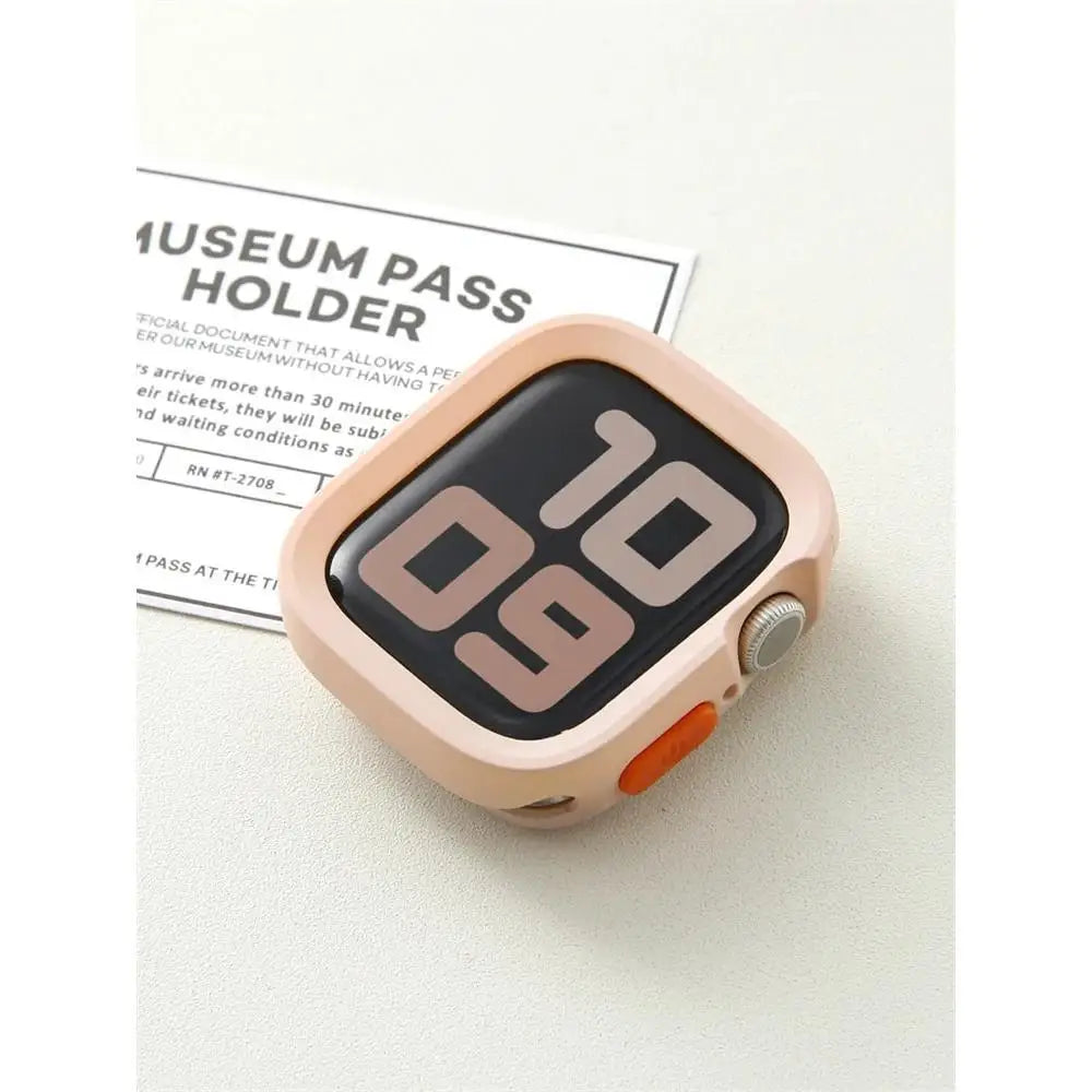 Bumper Soft Silicone Case For Apple Watch 11 10 9 8 7 6 SE 5 Anti-drop Matte Cover For iwatch 49mm 41mm 42mm 46mm 40mm 44mm 4